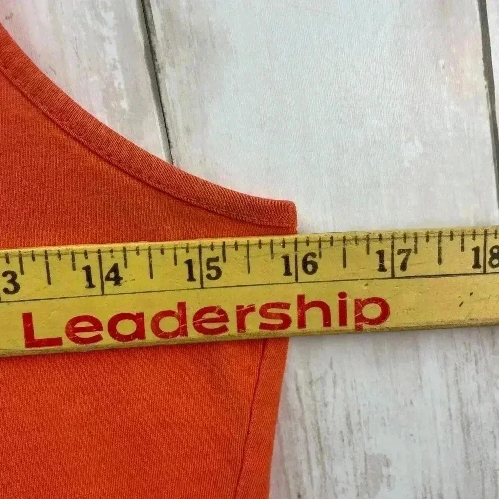 Orange Tank Top Size 8 Summer/Lightweight - Picture 6 of 7